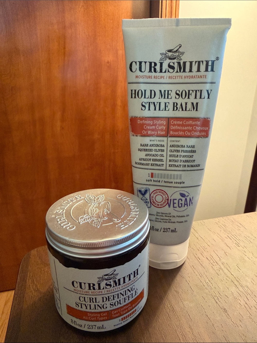 CURLSMITH Hold Me Softly Style Balm - Curl Defining Styling Soufflé (White)